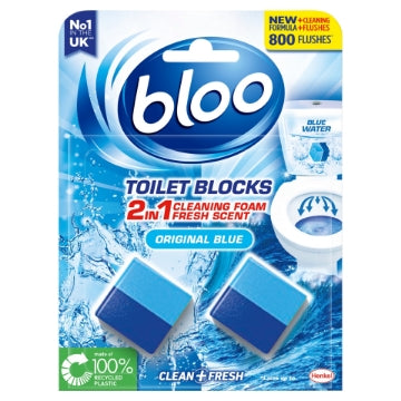 Bloo Original 2in1 Toilet Blocks – 2x50g