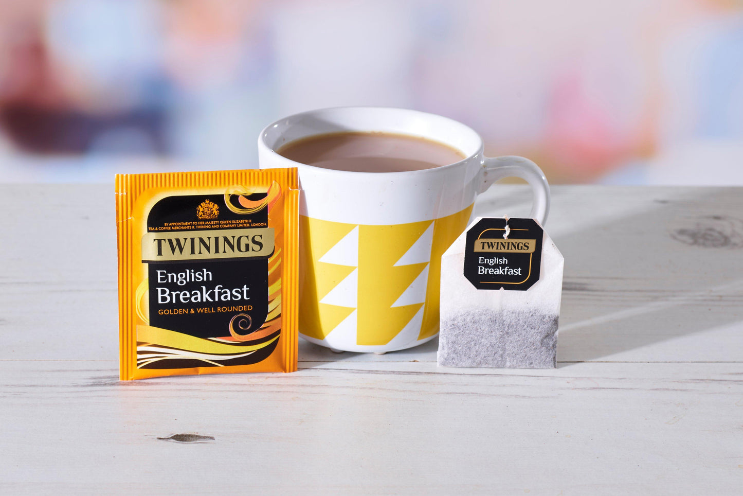 Twinings English Breakfast Individually Wrapped Envelope Tea Bags – 50 Pack