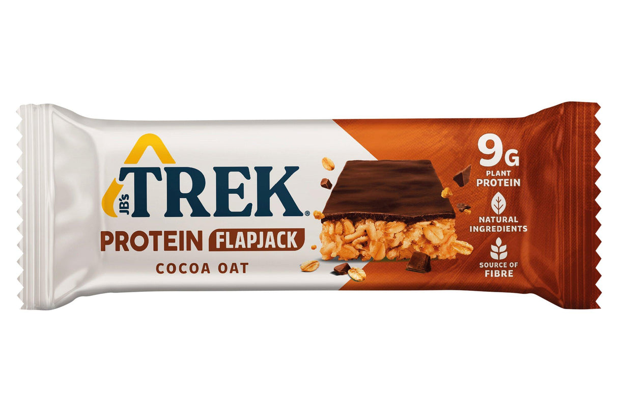Trek Cocoa Oat Protein Flapjack 50g (Box of 16)