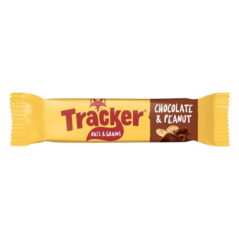Tracker Chocolate & Peanut Bars – 37g (Pack of 18)