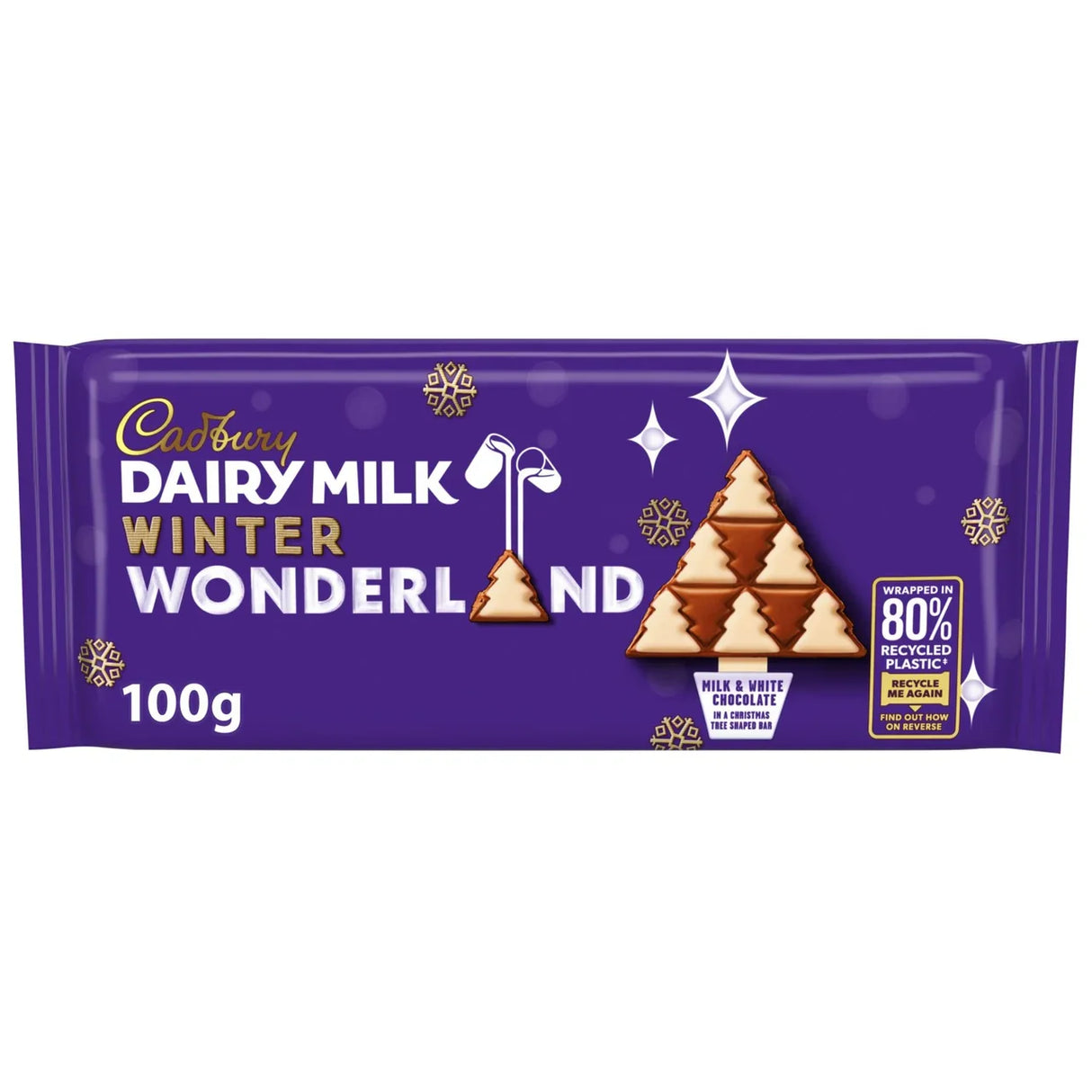 Cadburys Dairy Milk Winter Wonderland Bar 100g (Pack of 20)