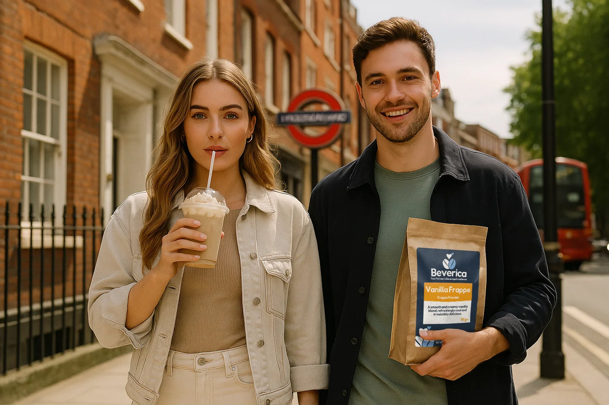 Beverica Vanilla Frappe Powder Mix (1KG Bags)