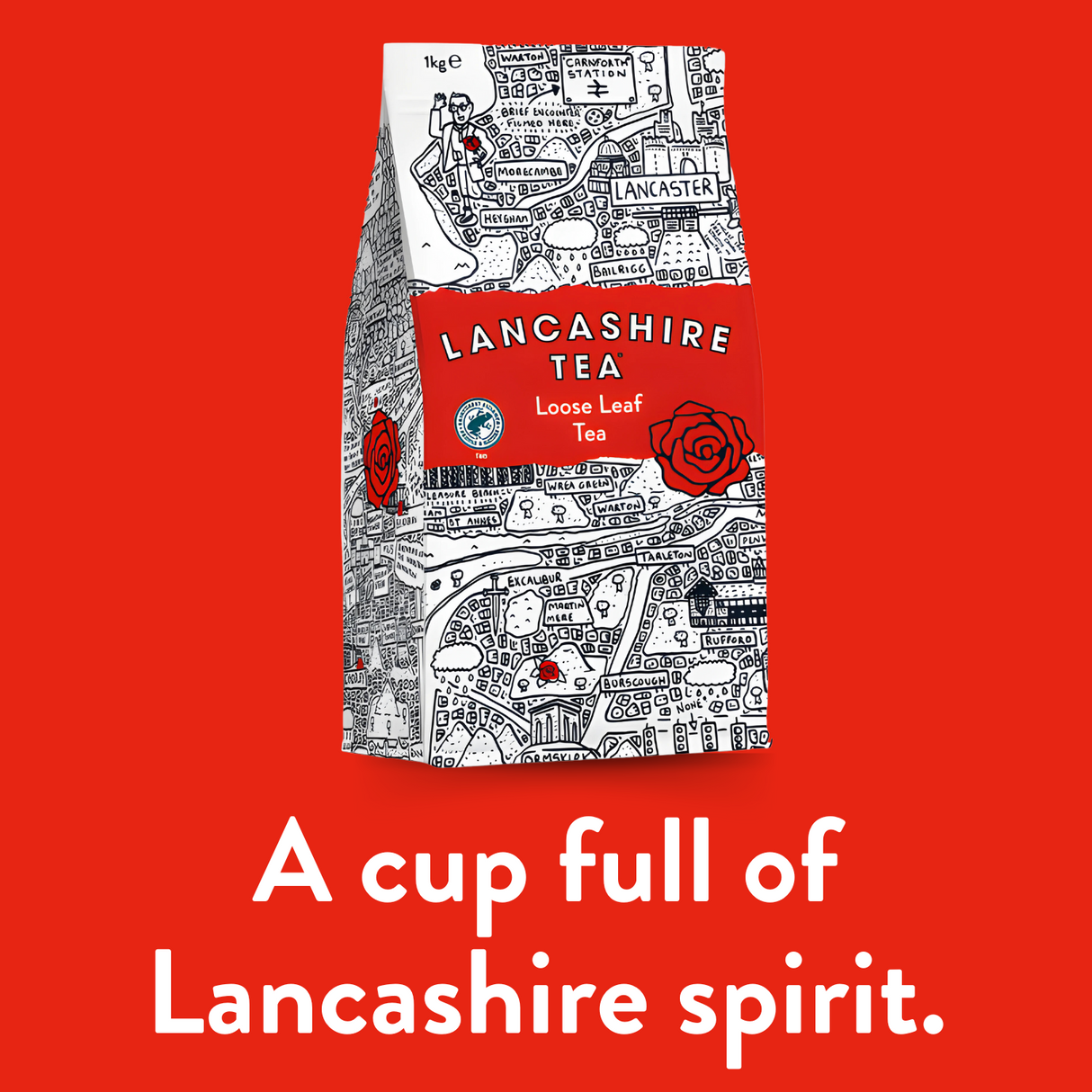 Lancashire Tea | Leaf Tea For Freshbrew Vending Machines | (1KG Bags)