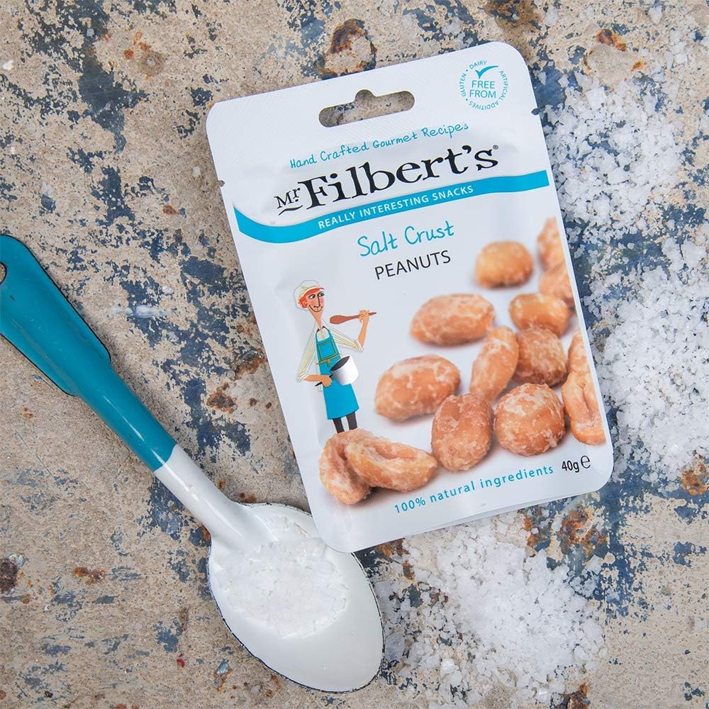 Mr Filbert's Salt Crust Peanuts – 40g (Box of 20)
