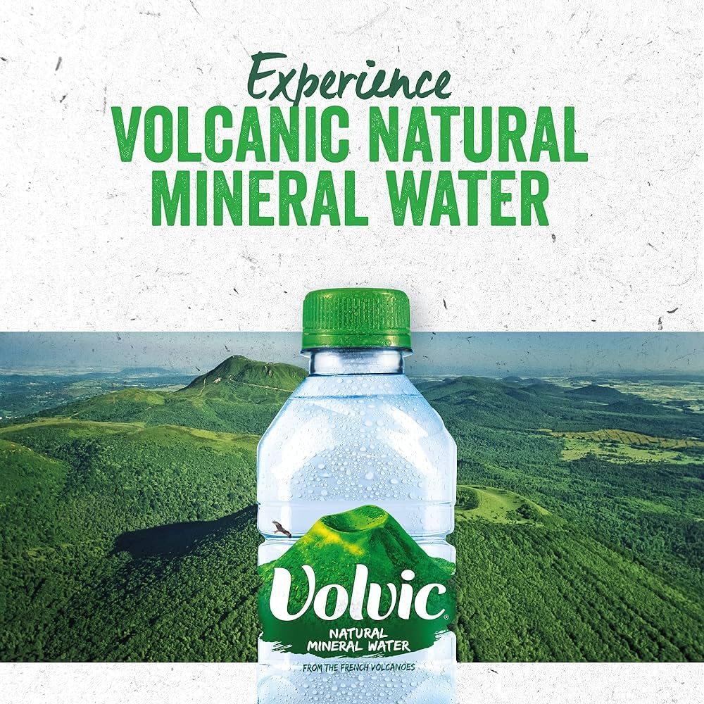 Volvic Still Natural Mineral Water - 500ml (Pack of 24)