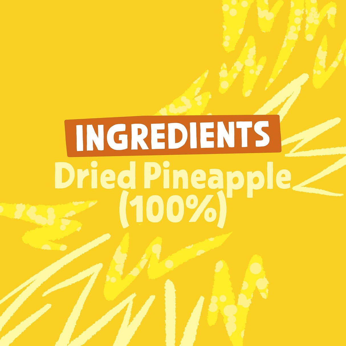 BEAR Fruit Dried Pineapple Packs - Gently Baked Fruit - Healthy - Vegan - 35g (Box of 14)