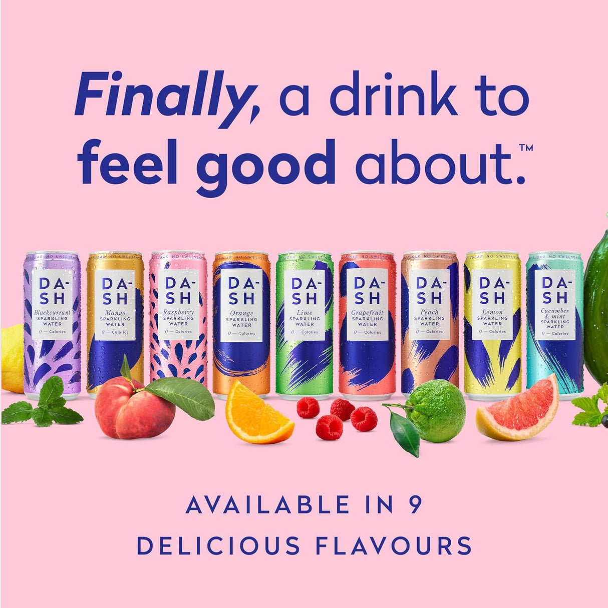 Dash Water Sparkling Blackcurrant 330ml (Pack of 12)