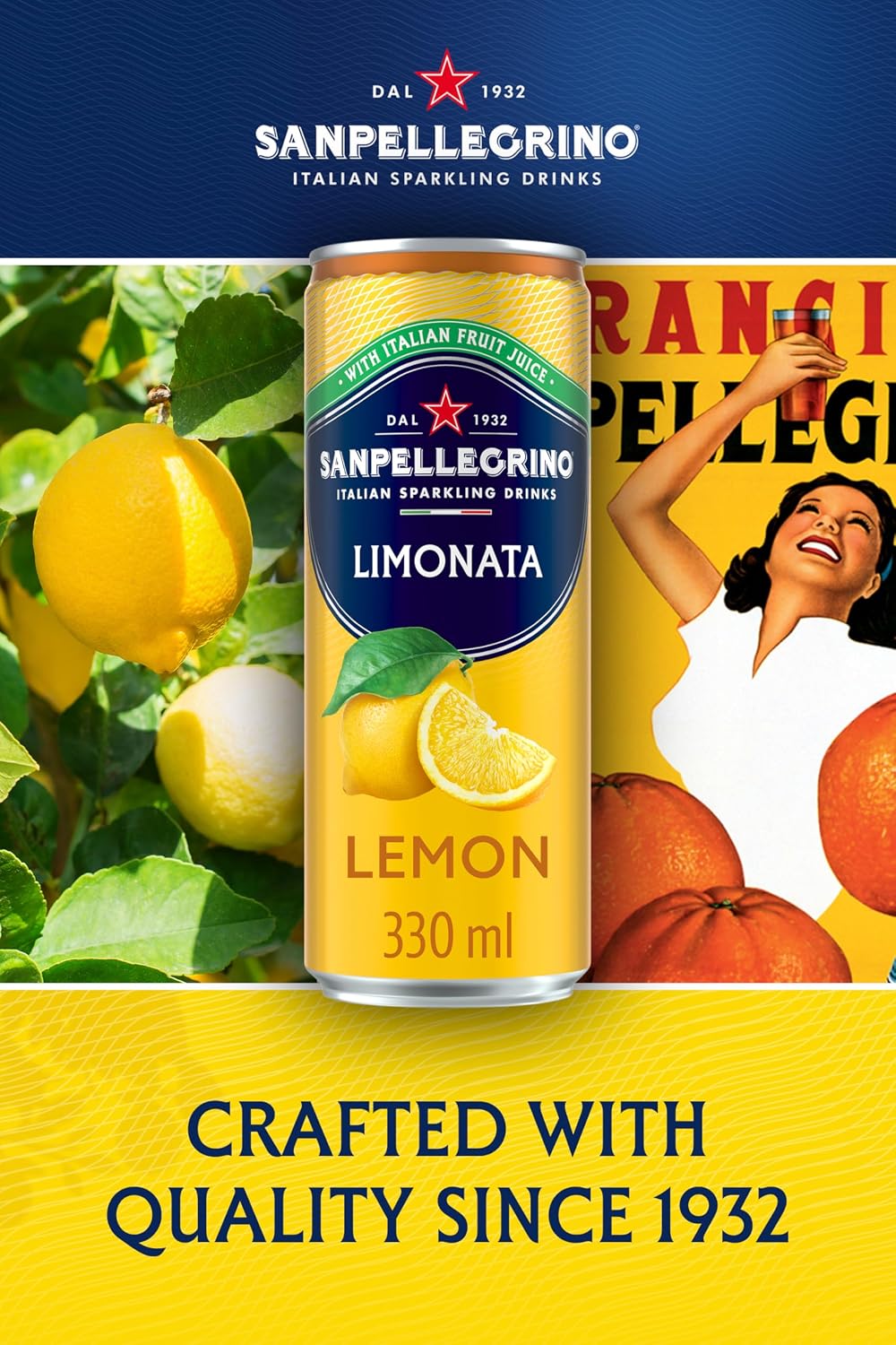 San Pellegrino Lemon - 330ml (Pack of 12)