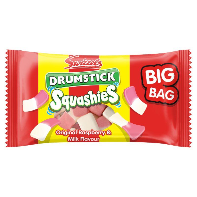 Swizzels Squashies Original Drumsticks - 60g - Sweet Bags (Pack of 30)