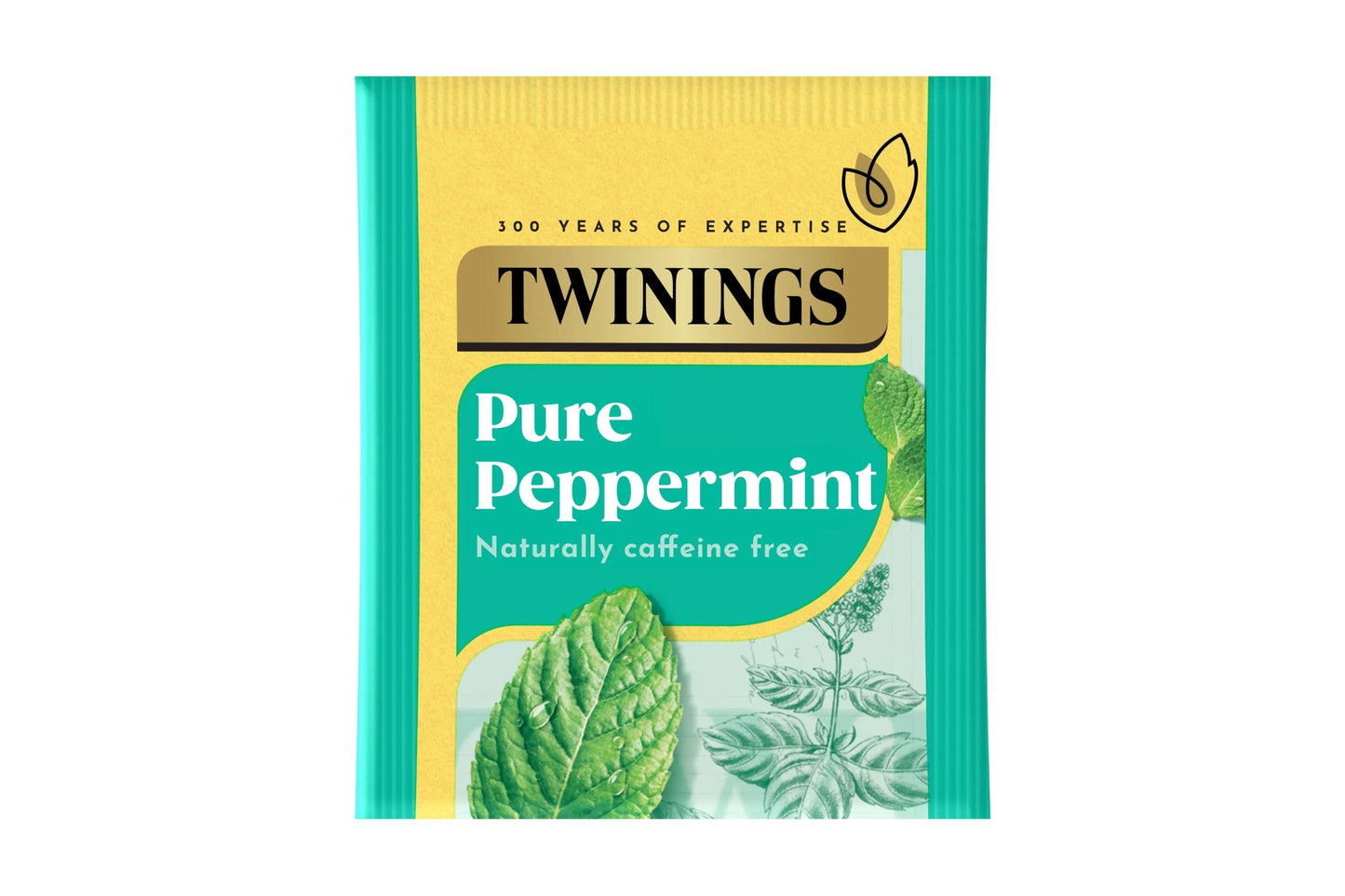 Twinings Tea: Pure Peppermint - Individually Wrapped Envelope Tea Bags - (Box of 20)