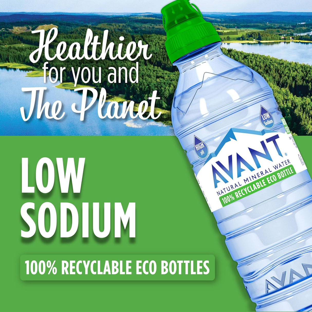 Avant Still Mineral Water Sportscap - 500ml (Pack of 24)