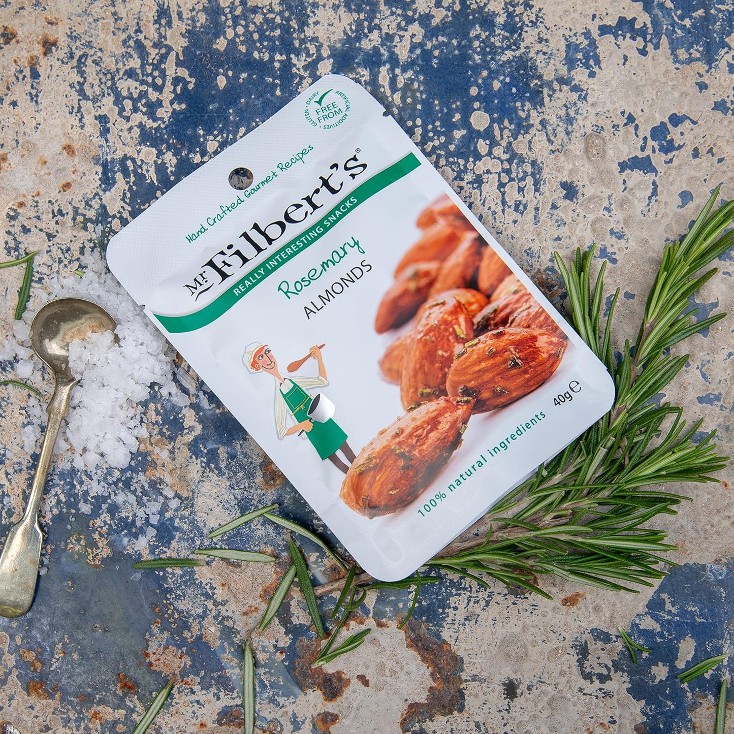 Mr Filbert's French Rosemary Almonds 40g - (Box of 20)
