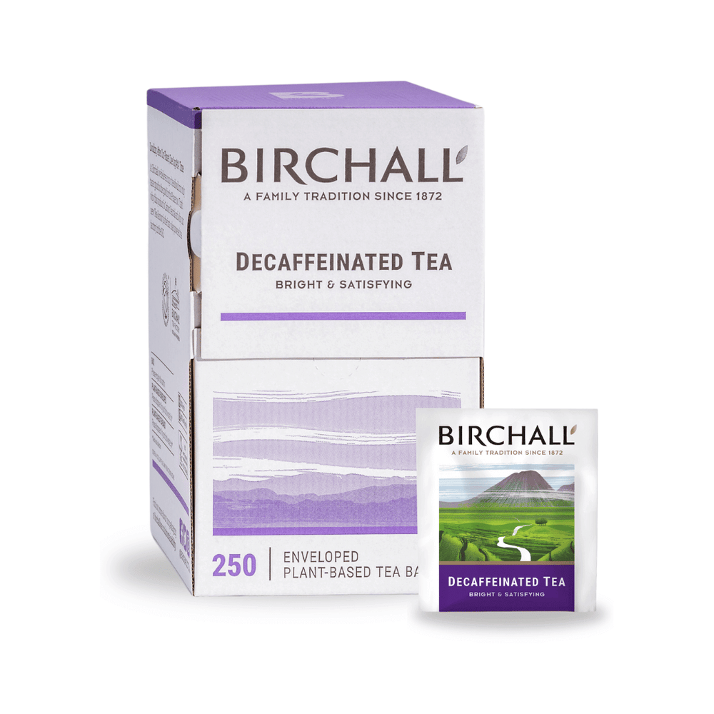 Birchall Tea - Decaffeinated Tea - Individually Wrapped Envelope Tea Bags (Rainforest Alliance) - (Box of 250)