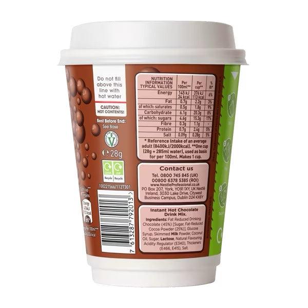Nescafe & Go - Foil Sealed Drinks: Aero Hot Chocolate - Sleeve Of 8 Cups - Vending Superstore