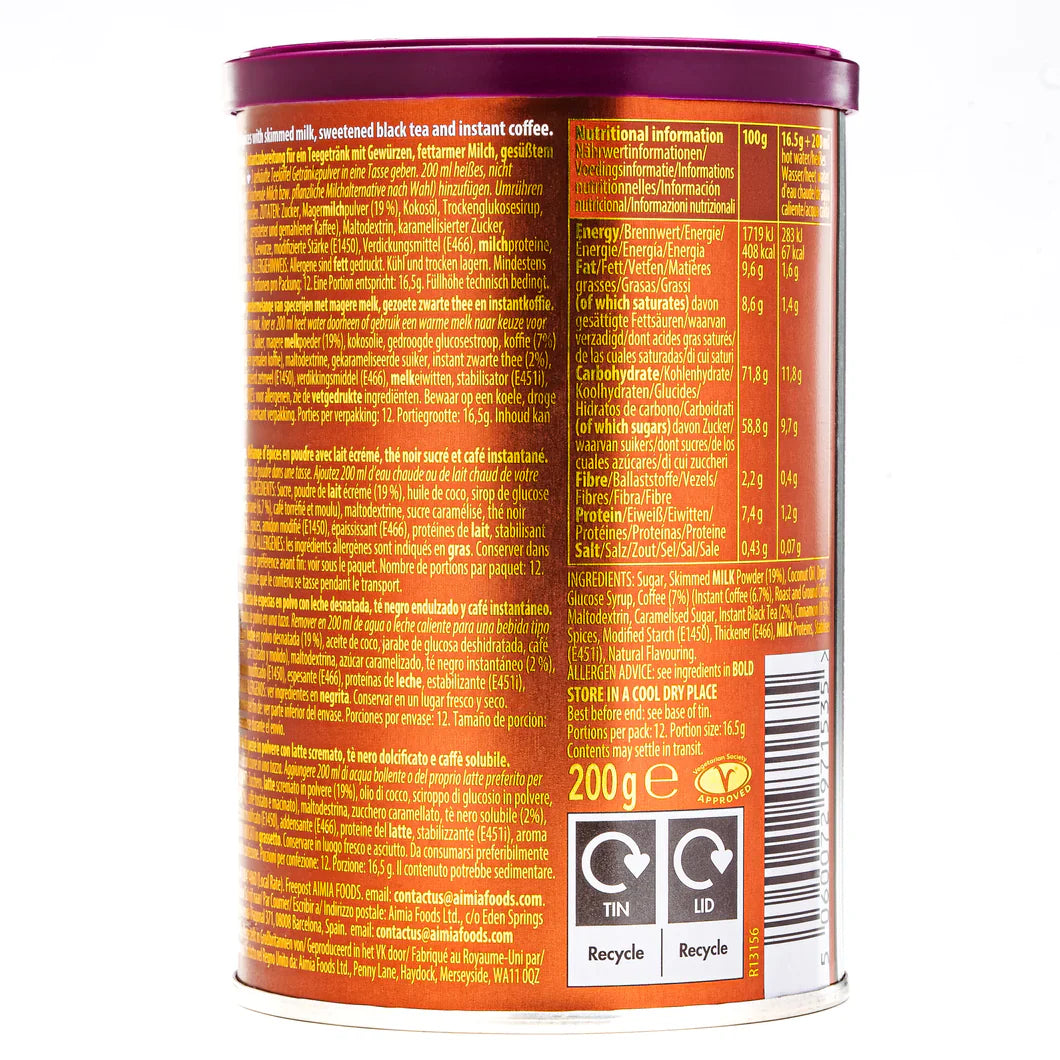 Drink Me Chai Dirty Chai Latte - 200g Tin