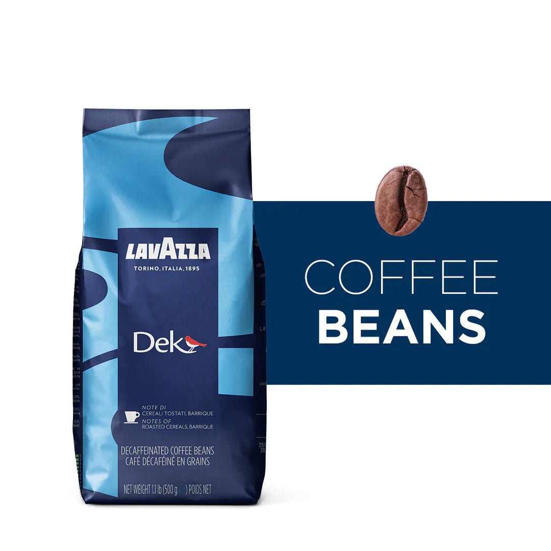 Lavazza 'Dek' Decaf Coffee Beans (500g Bags or Full Case) - Vending Superstore