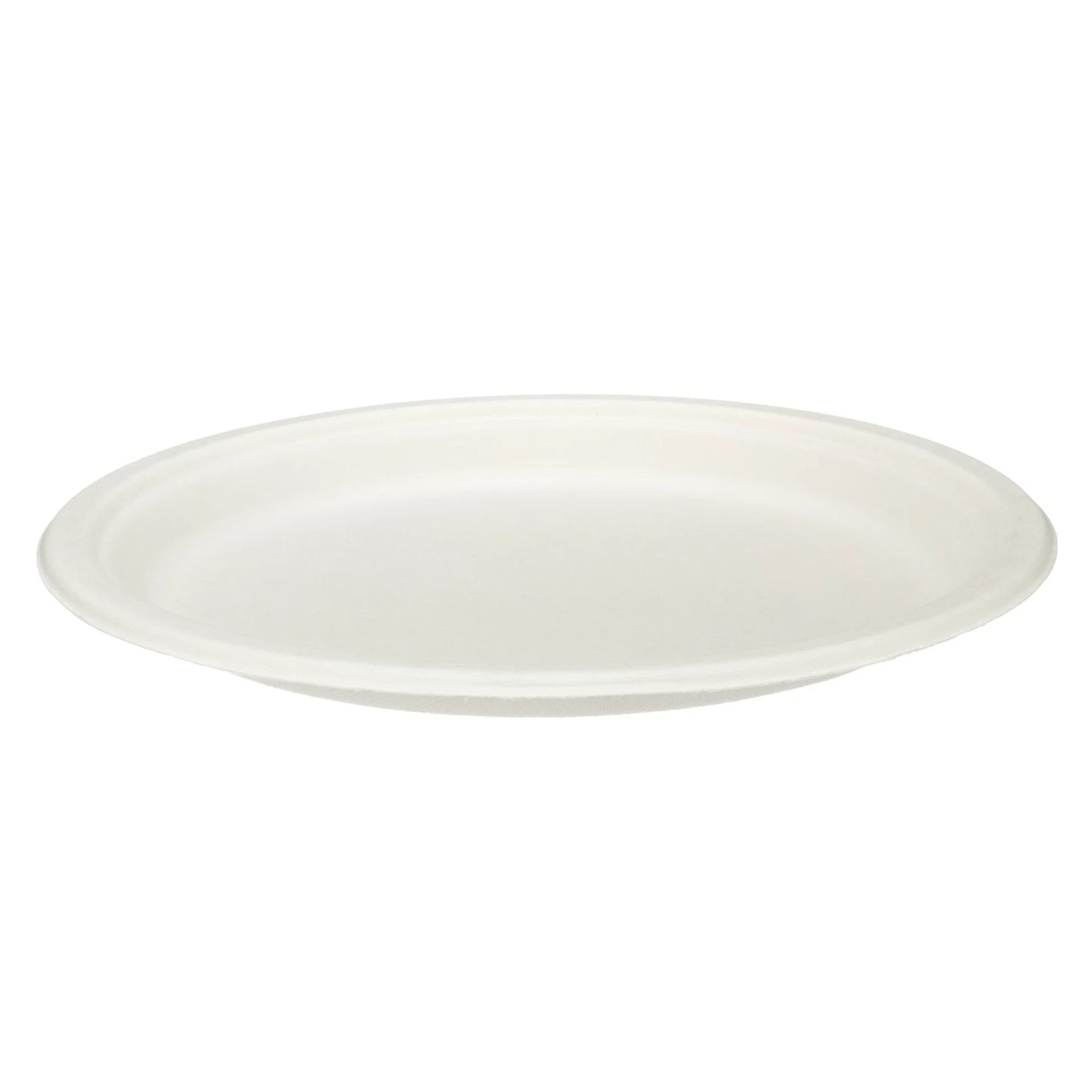 10" Bagasse Round Plates - Pack of 125