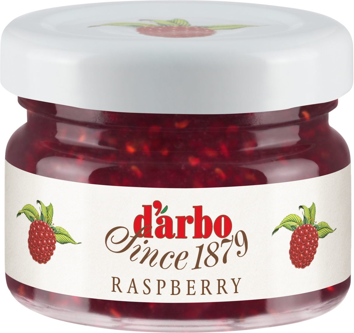 Darbo Raspberry Jam Mini Jars – 28g (Pack of 60)