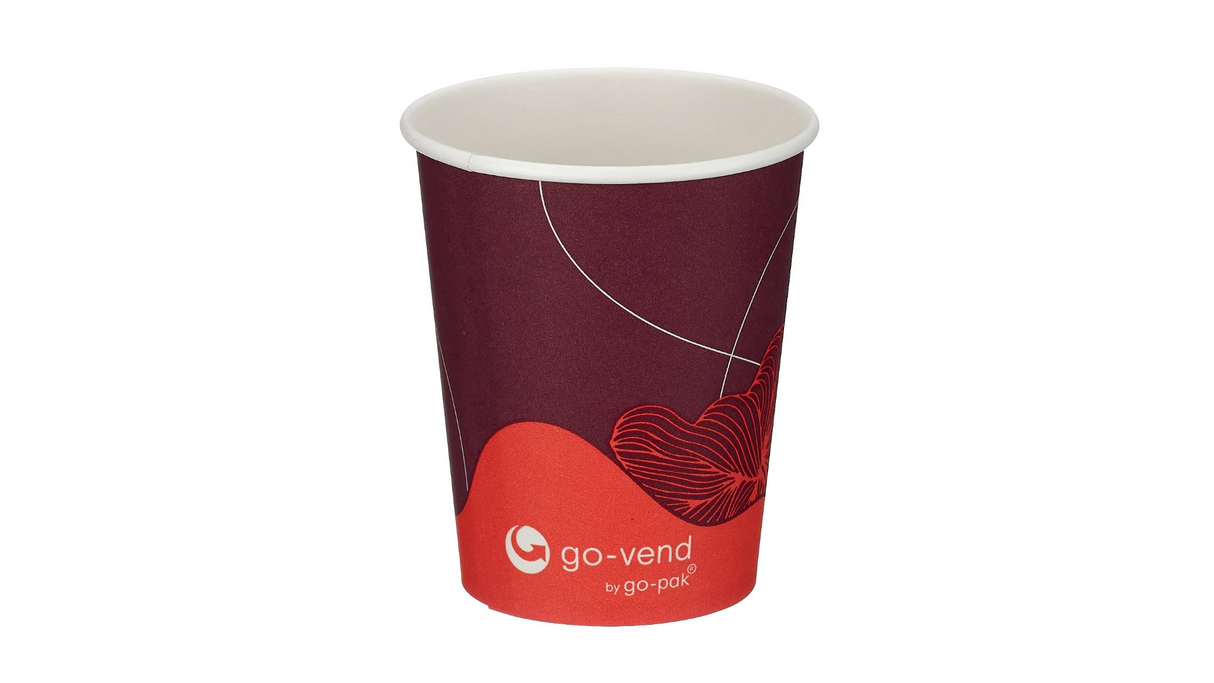 7oz Go-Vend Paper Vending Machine Cups - 73mm Diameter - (Box of 1000)