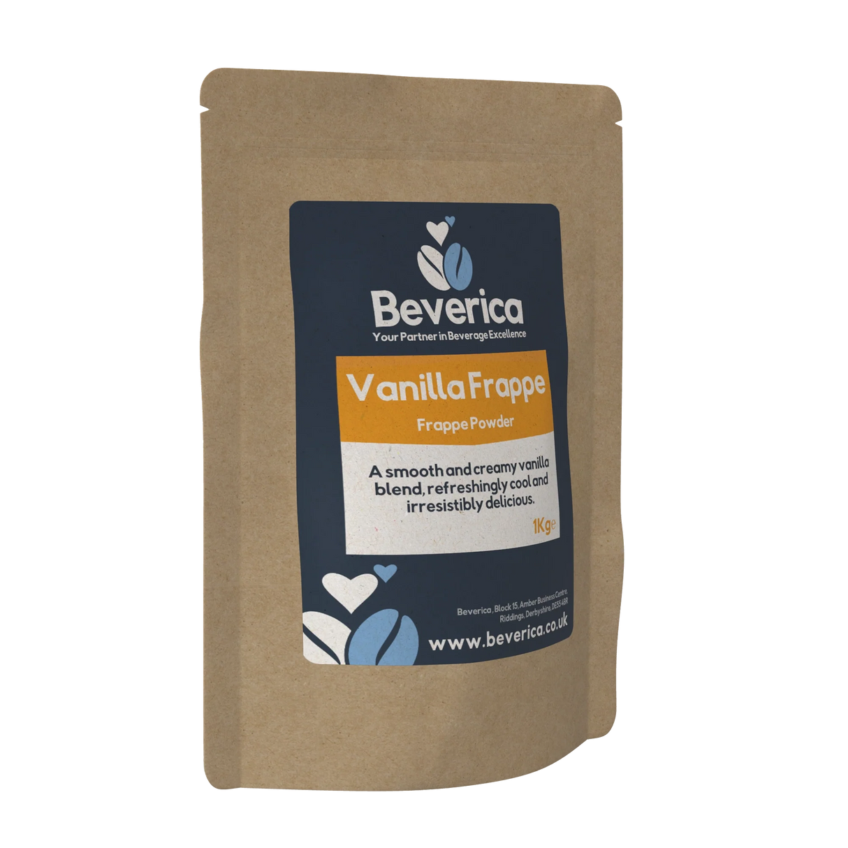 Beverica Vanilla Frappe Powder Mix (1KG Bags)