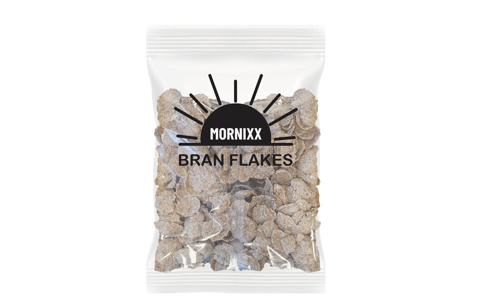 Mornixx Bran Flakes Individual Portion Packs - 40g (Pack of 40) BEST BEFORE 06/26
