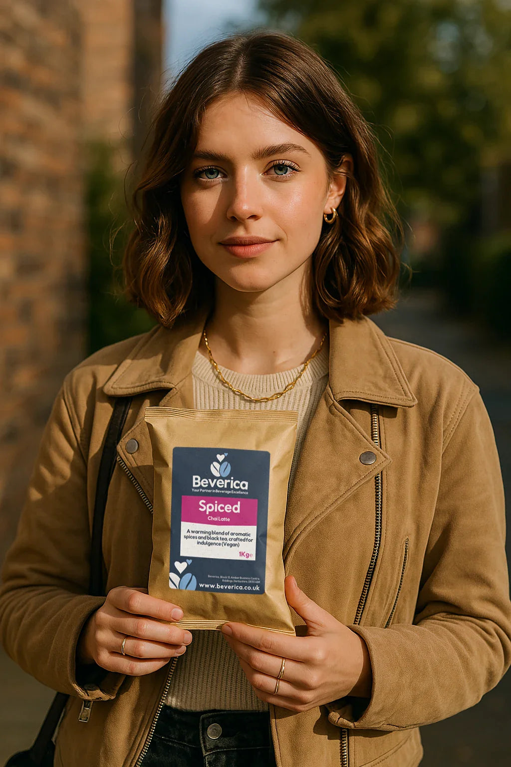 Beverica Spiced Chai Latte Mix - Vegan Suitable (Suitable for Vending Machines) (1KG Bags)