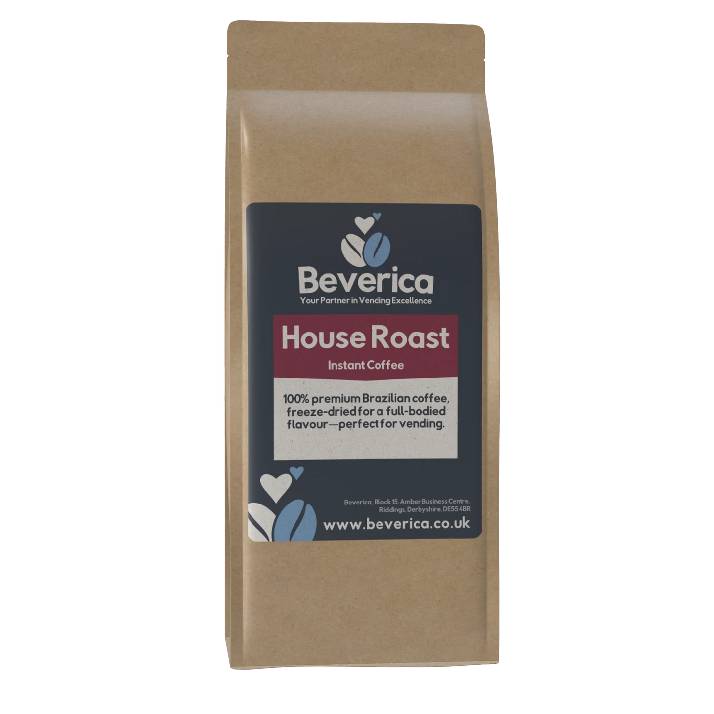 Beverica House Roast Brazilian Instant Vending Coffee - 300g