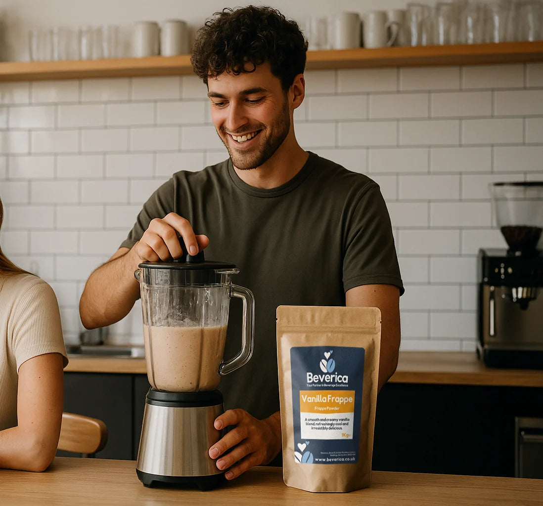 Beverica Vanilla Frappe Powder Mix (1KG Bags)