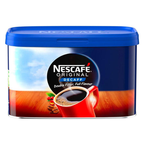 Nescafe Original Decaff: Coffee Tin 500g - Vending Superstore