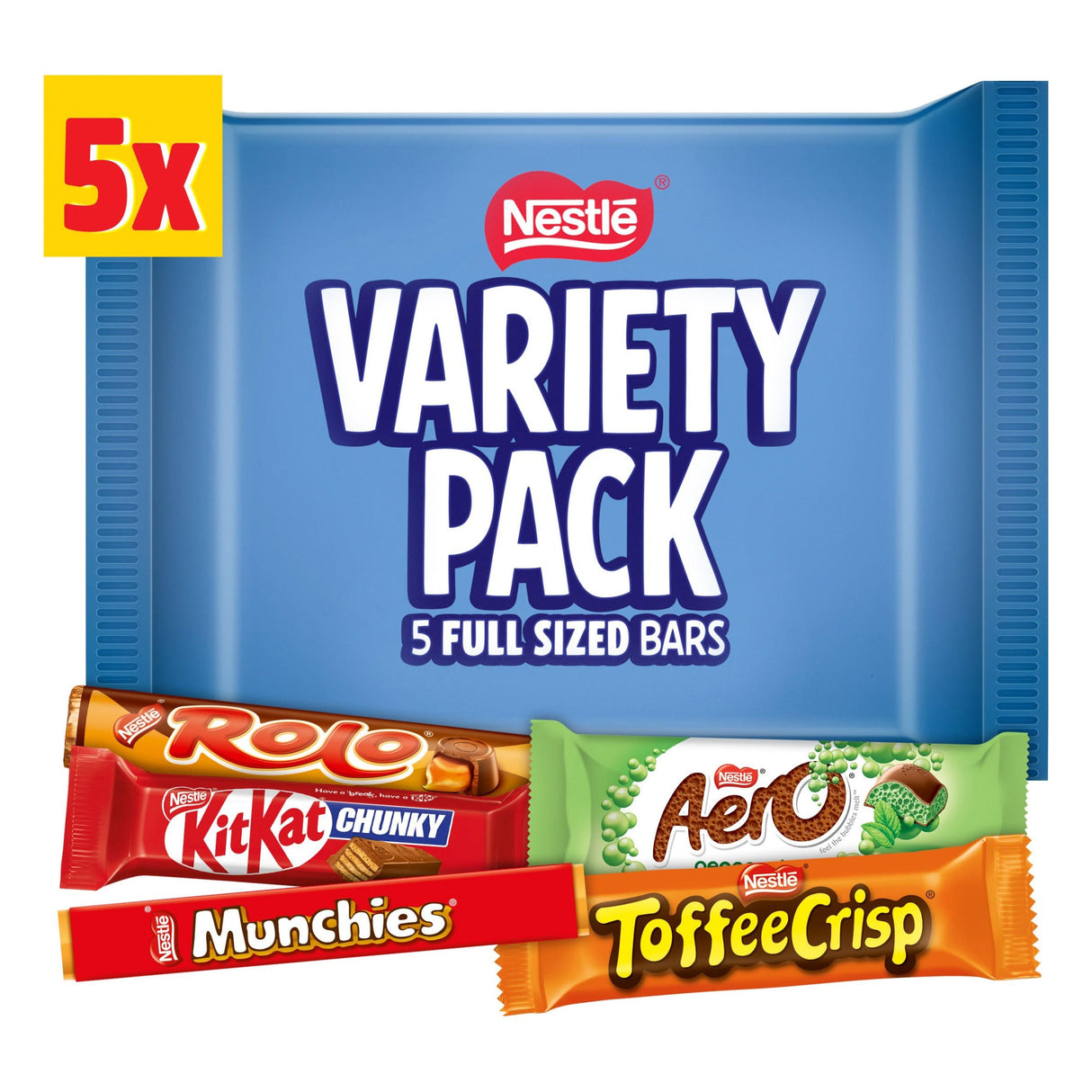 Nestle Variety Pack (Rolo, Kit Kat Chunky, Aero Peppermint, Toffee Crisp, Munchies)