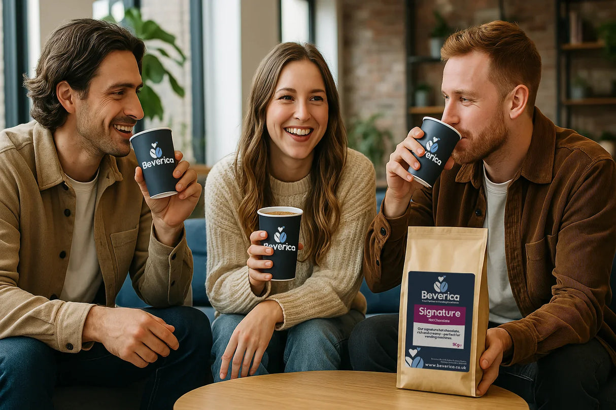 Beverica Signature Premium Hot Chocolate for Vending Machines (1KG Bags)