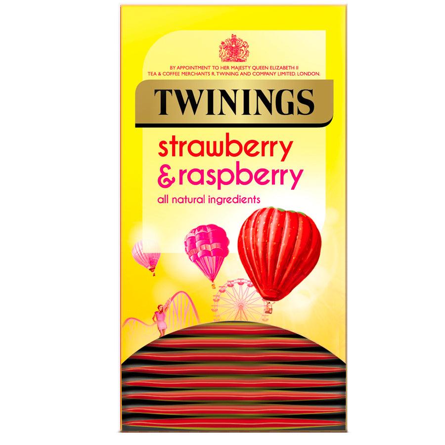Twinings Tea: Strawberry & Raspberry Envelope Tea Bags - 20 Bags - Vending Superstore