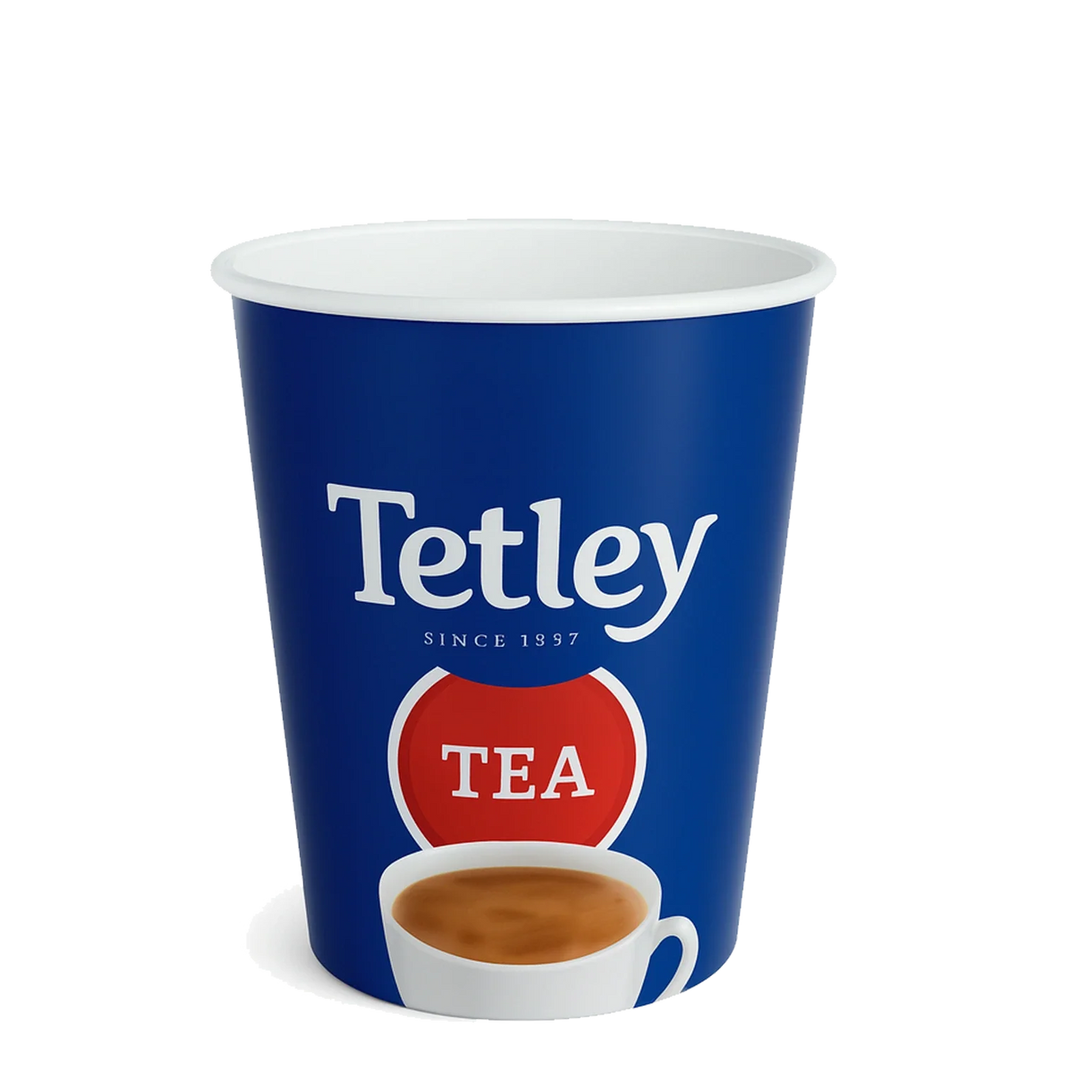 12oz Foil Sealed Drinks - Tetley Tea White - Nescafe & Go Compatible (Pack of 10 Cups)