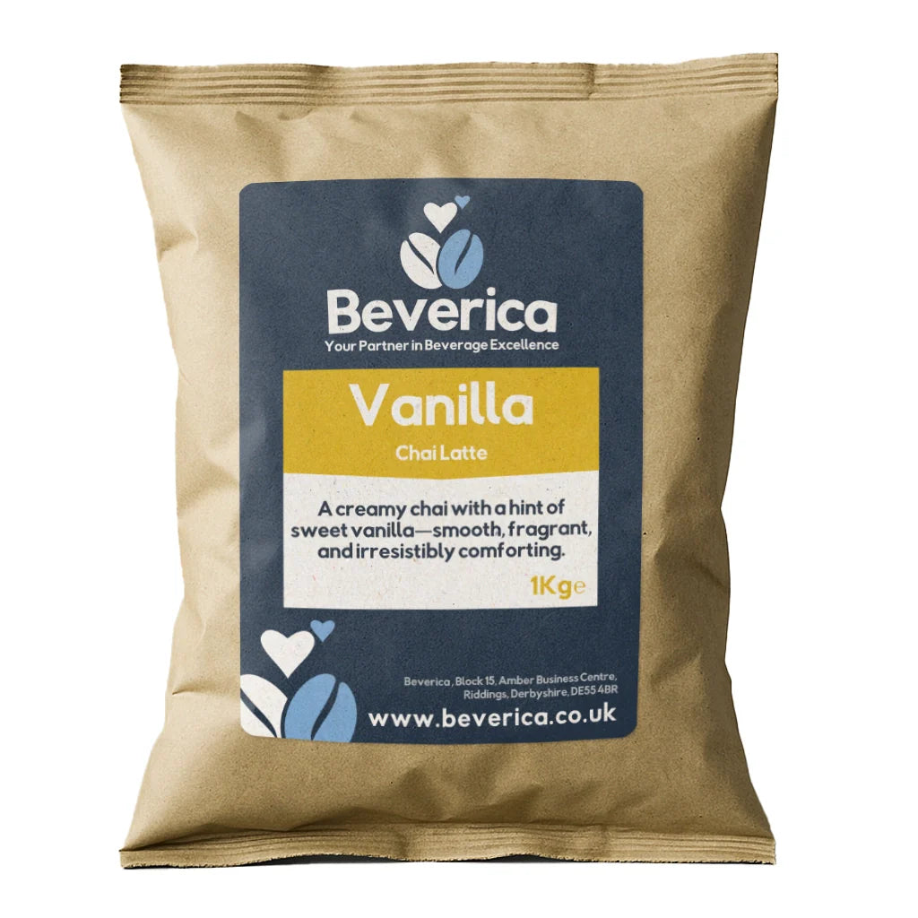 Beverica Vanilla Chai Latte Mix - Vegan Suitable (Suitable for Vending Machines) (1KG Bags)