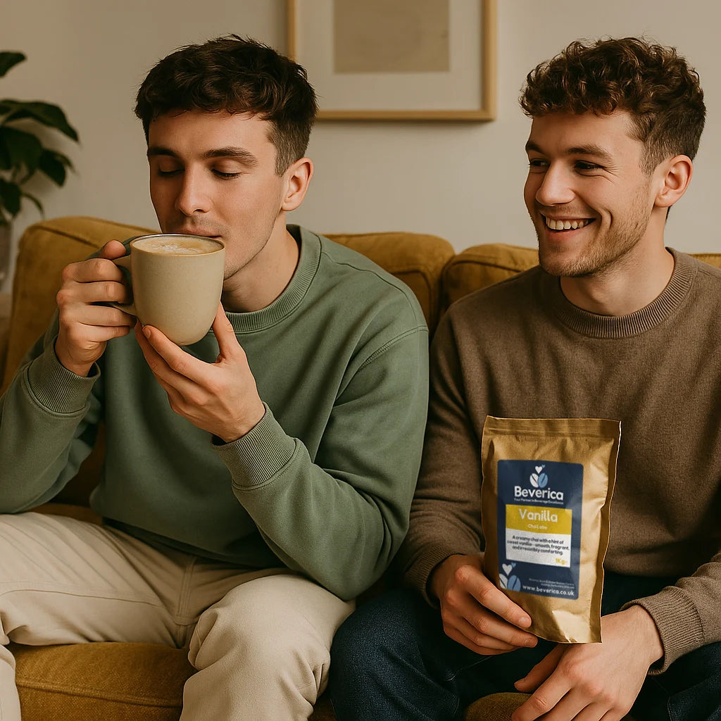 Beverica Vanilla Chai Latte Mix - Vegan Suitable (Suitable for Vending Machines) (1KG Bags)