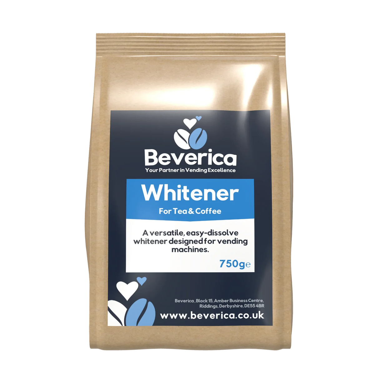 Beverica Tea & Coffee Whitener for Vending Machines (750g Bags)