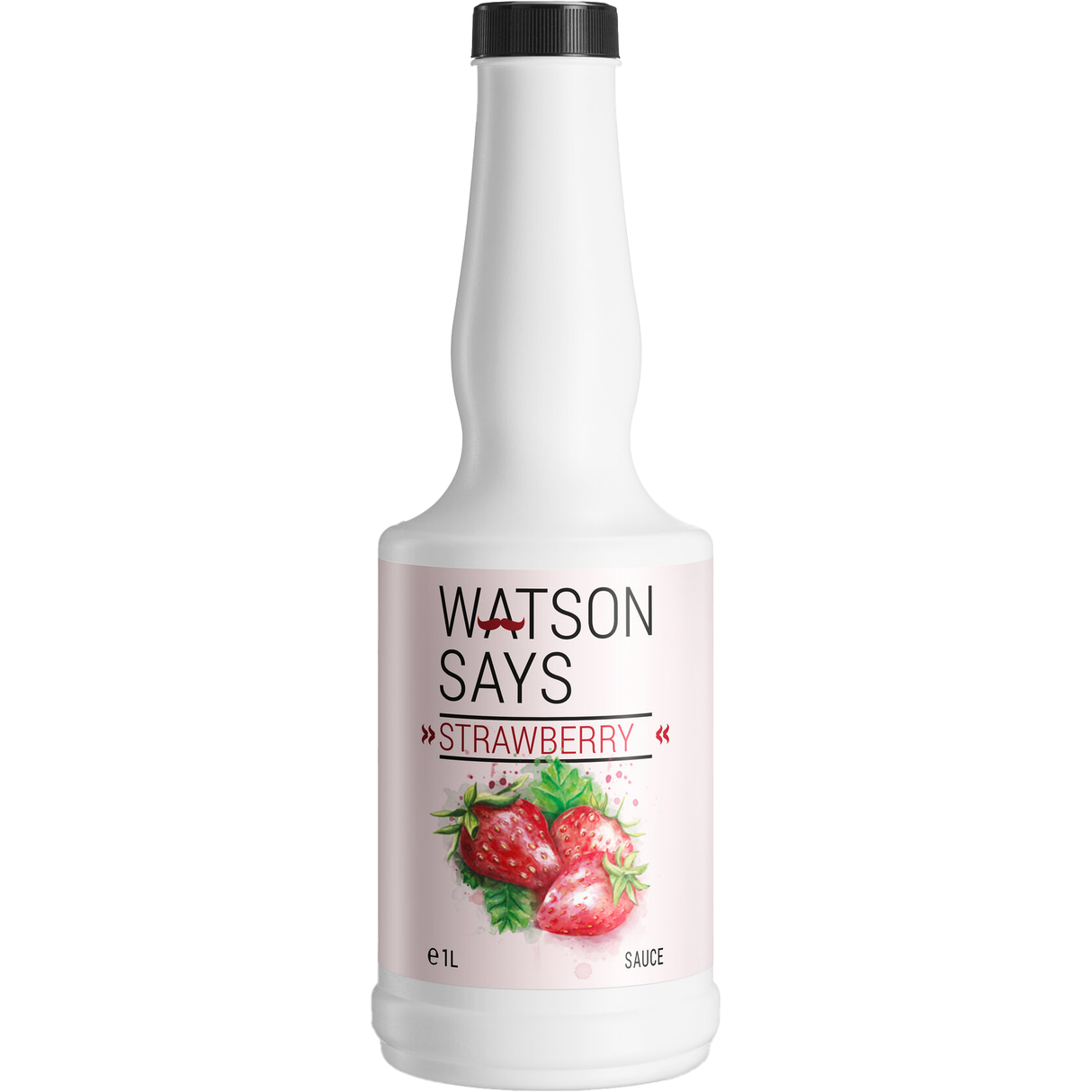 Watson Says: Strawberry Sauce - 1 Litre Plastic Bottle