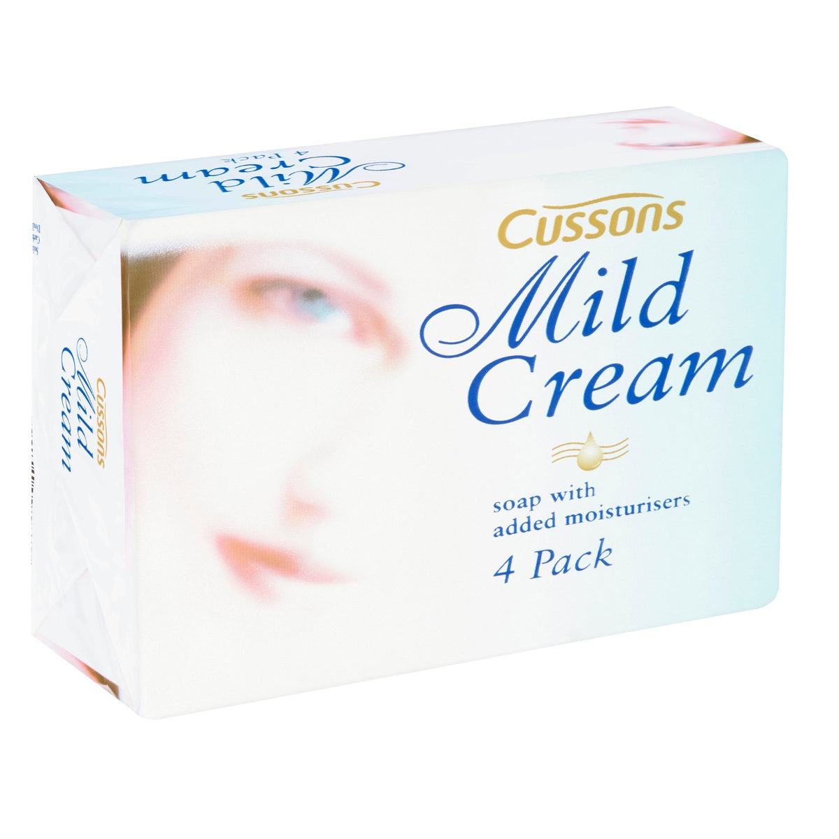 Cussons Mild Cream Bar Soap - 90g (Pack of 4)