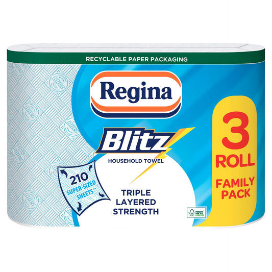 Regina Blitz Kitchen Roll – Pack of 3