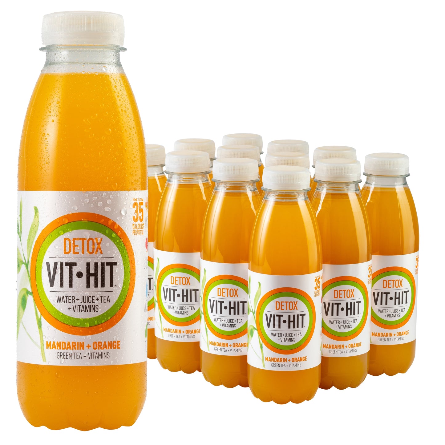 VITHIT Detox Mandarin & Orange - 500ml (Pack of 12)