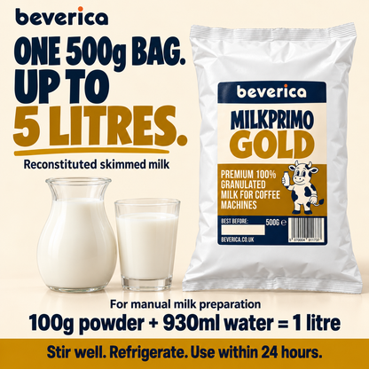 Beverica Milkprimo Gold Granulated Skimmed Milk Powder - 500g