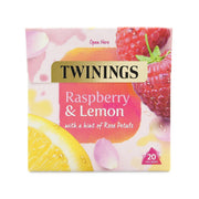 Twinings Raspberry, Lemon & Rose Tea Bags – 20 Pack (Non-Enveloped)