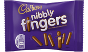 Cadbury Nibbly Fingers - Milk Chocolate Biscuit Fingers 40g BEST BEFORE 15/10/26
