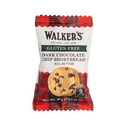 Walkers Gluten Free Chocolate Chip Shortbread - Individually Wrapped Twin Packs 30g (Box of 60)