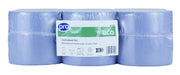 Pro Centrefeed Paper Rolls 2Ply Blue - 16.6cm x 120m - Pack of 6