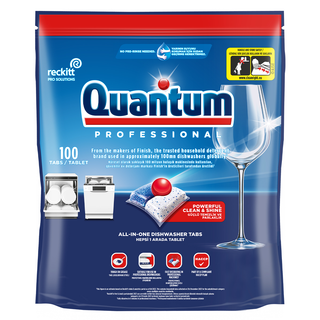 Quantum Professional Dishwasher Tablets - Pack of 100 Tablets