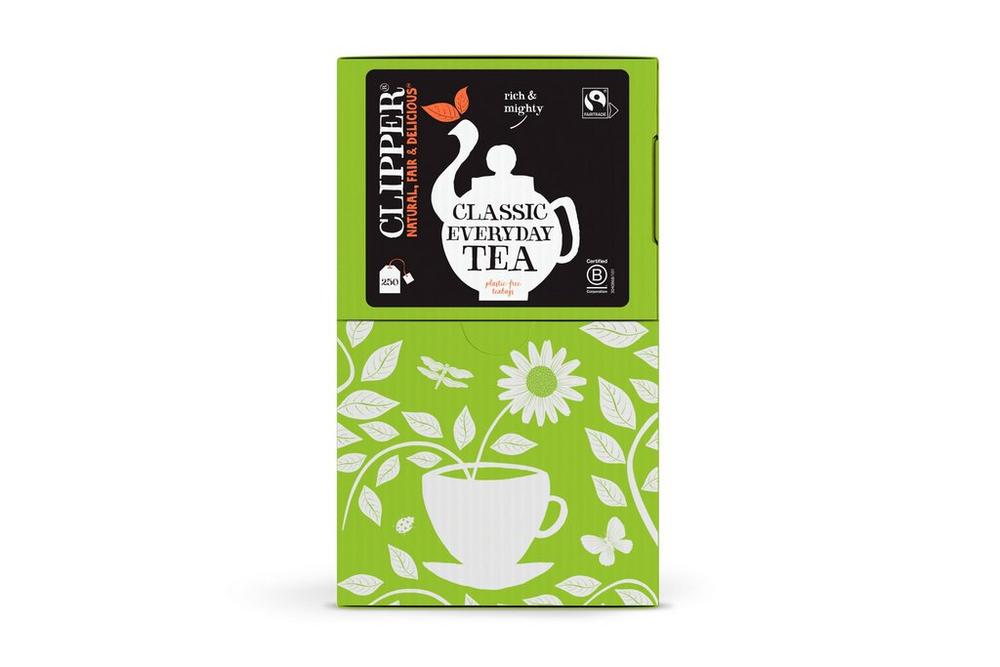 Clipper Fairtrade Everyday Individually Wrapped Envelope Tea Bags – 250 Pack