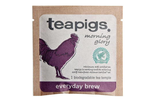 Teapigs Everyday Brew Individually Wrapped Envelope Tea Bags – 50 Pack