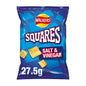 Walkers Squares Salt & Vinegar Crisps 27.5g (Box of 32)