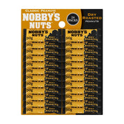 Nobby's Nuts Dry Roasted Peanuts Pub Card Snacks 50g - (Pack of 24)